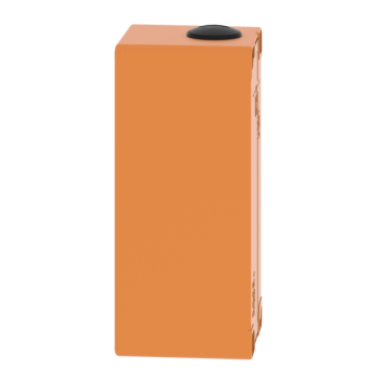  Boite vide orange 4 trous 22mm 