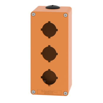  Boite vide orange 3 trous 30mm 