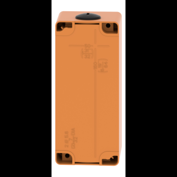  Boite vide orange 3 trous 30mm 