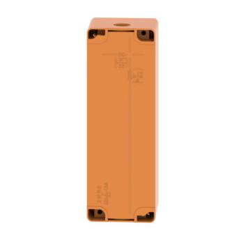  Boite vide orange 4 trous 30mm 