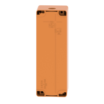  Boite vide orange 4 trous 30mm 