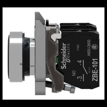  BOUTON POUSSOIR, NOIR, 1N 