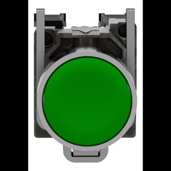  BOUTON POUSSOIR VERT AFFL 