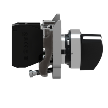  BOUTON TOURNANT NOIR DIAM 