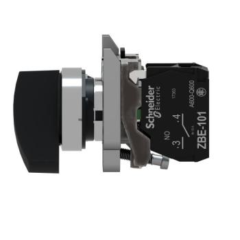  BOUTON TOURNANT NOIR DIAM 