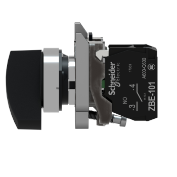  BOUTON TOURNANT NOIR DIAM 