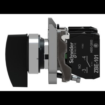  BOUTON TOURNANT NOIR DIAM 