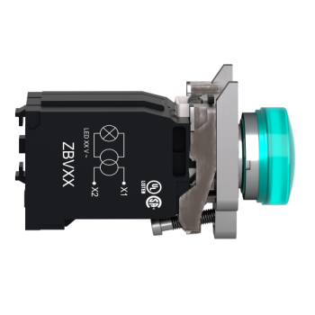  Voyant lumineux vert 230V 