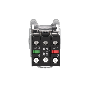  BT lum flush rouge 1O+1F 24V 