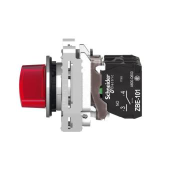  BT lum flush rouge 1O+1F 24V 