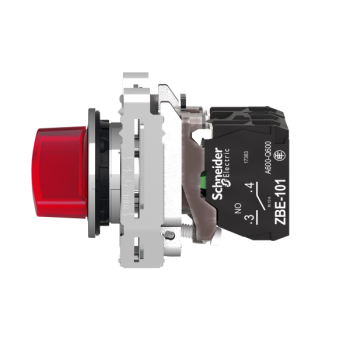  BT lum flush rouge 1O+1F 24V 
