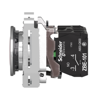  BP lum flush rouge 1O+1F 24V 