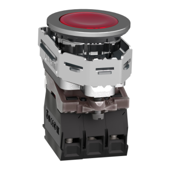  BP lum flush rouge 1O+1F 110V 