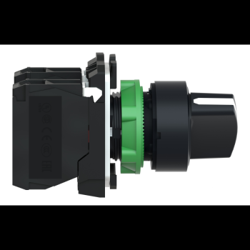  BOUTON TOURNANT NOIR DIAM 