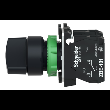  BOUTON TOURNANT NOIR DIAM 