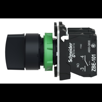  BOUTON TOURNANT NOIR DIAM 