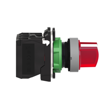  BT lumineux rouge 1O+1F 24V 