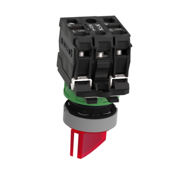 BT lumineux rouge 1O+1F 24V 