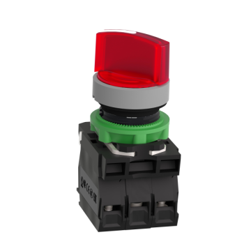  BT lumineux rouge 1O+1F 24V 