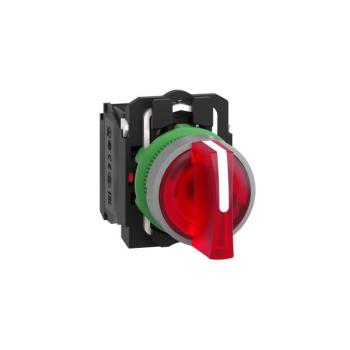  BT lumineux rouge 1O+1F 24V 