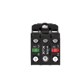  BT lumineux rouge 1O+1F 24V 