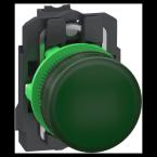  VOYANT DEL 24 V VERT PUSH IN 