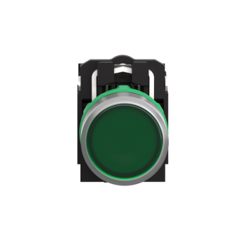  BP lumineux vert 1O+1F 24V 