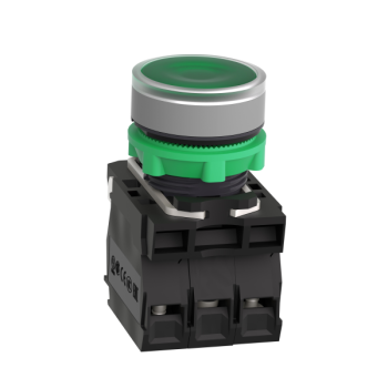  BP lumineux vert 1O+1F 110V 