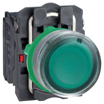  BP lumineux vert 1O+1F 230V 