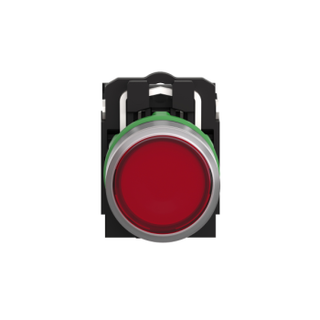  BP lumineux rouge 1O+1F 24V 