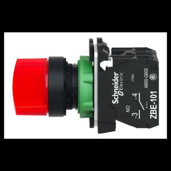  BP lumineux rouge 1O+1F 110V 