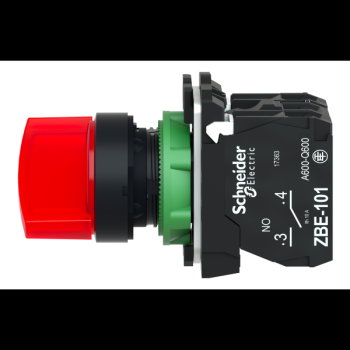  BP lumineux rouge 1O+1F 110V 