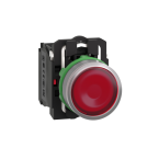  BP lumineux rouge 1O+1F 230V 