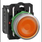  BP lumineux orange 1O+1F 24V 
