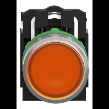  BP lumineux orange 1O+1F 24V 