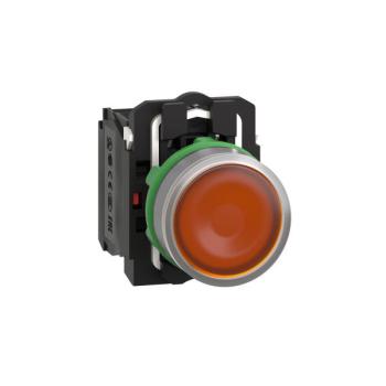  BP lumineux orange 1O+1F 230V 