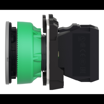  Voyant flush DEL O22 vert 24V 