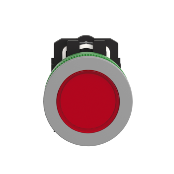  voyant DEL O22 flush rouge 24V 