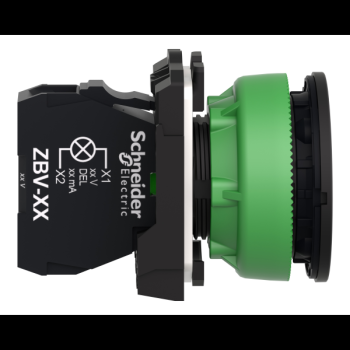  voyant DEL flush rouge 24V 