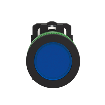  voyant DEL flush bleu 24V 