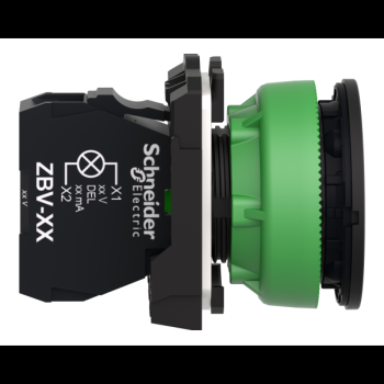  voyant DEL flush bleu 24V 