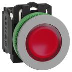  BP lum flush rouge 1O+1F 24V 