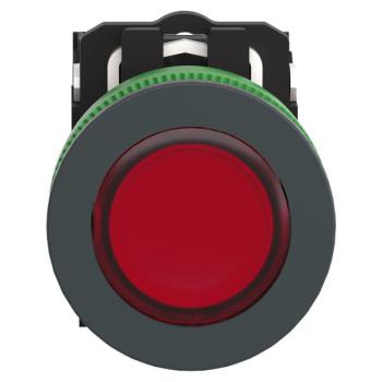  BP lum flush rouge 1O+1F 24V 