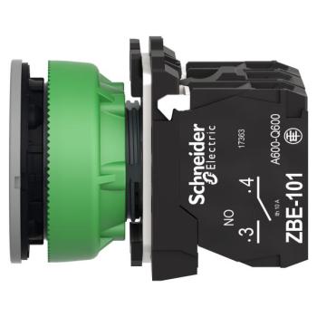  BP lum flush bleu 1O+1F 24V 