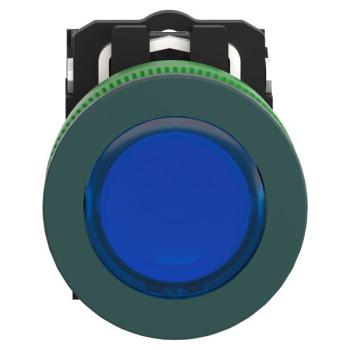  BP lum flush bleu 1O+1F 24V 