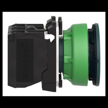  BP lum flush bleu 1O+1F 24V 