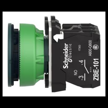  BP lum flush bleu 1O+1F 24V 