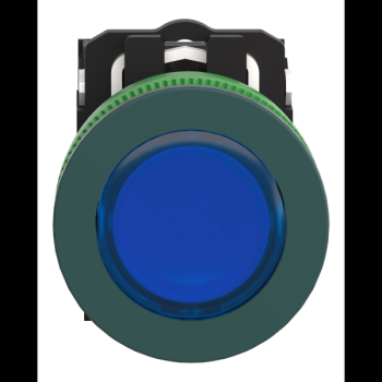  BP lum flush bleu 1O+1F 230V 