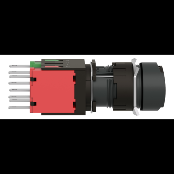  BOUTONPOUSSOIR NOIR DIAM 
