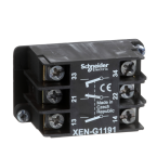  Bloc contact  rappel 1O+2F 2v 